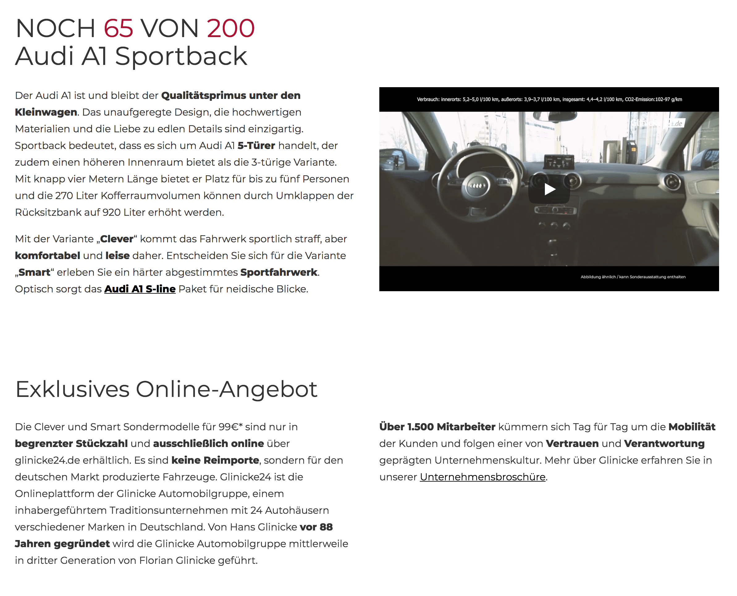 Kaufdeal Audi A1 Sportback Finanzierung Fur 99 Euro Im Monat Sparneuwagen De