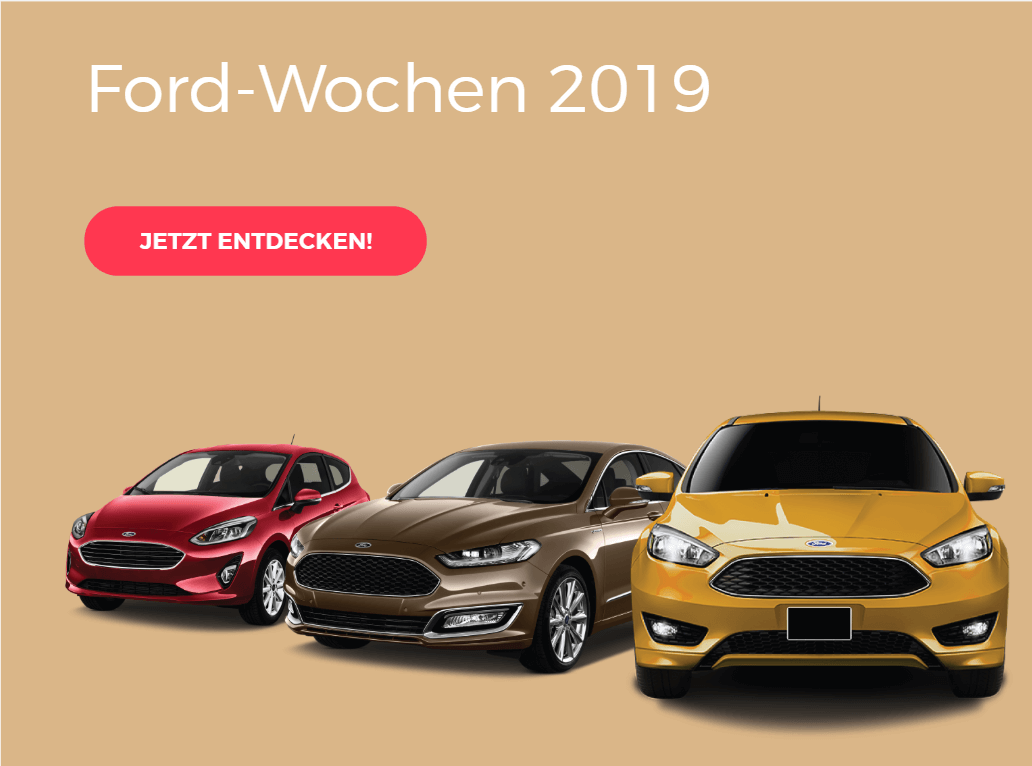 Ford Aktionswochen bei Vehiculum