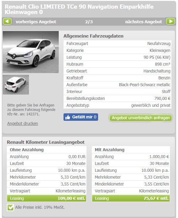 Renault Clio 90 Details Sparneuwagen De Leasing