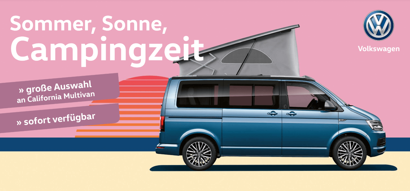 VW California, Neuwagen ab 320,- € mtl. finanzieren