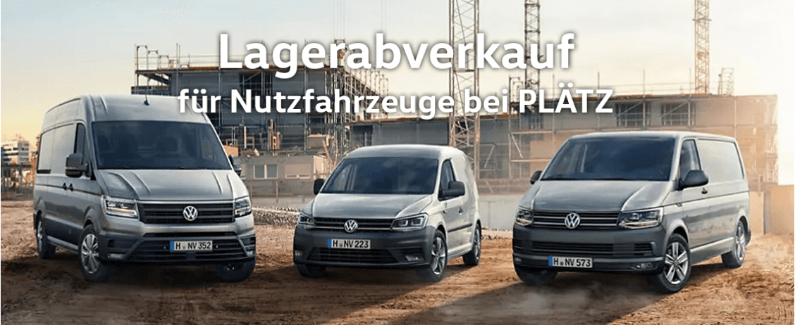 VW Nutzfahrzeuge Lagerverkauf bei Plätz