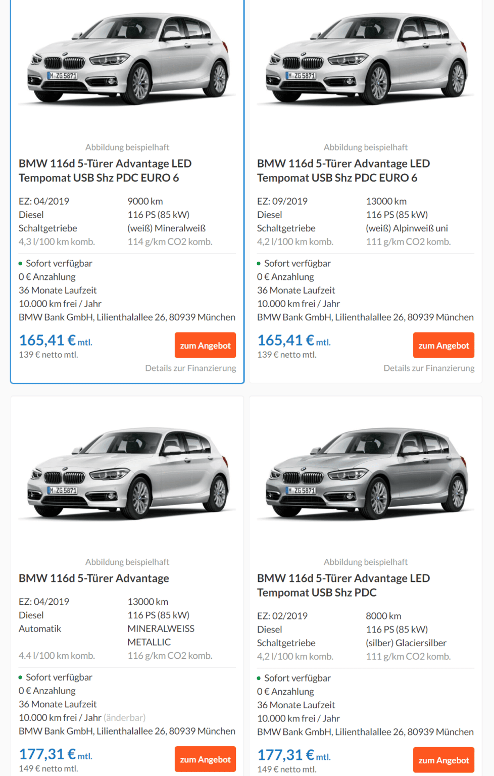 Bmw Null Leasing
