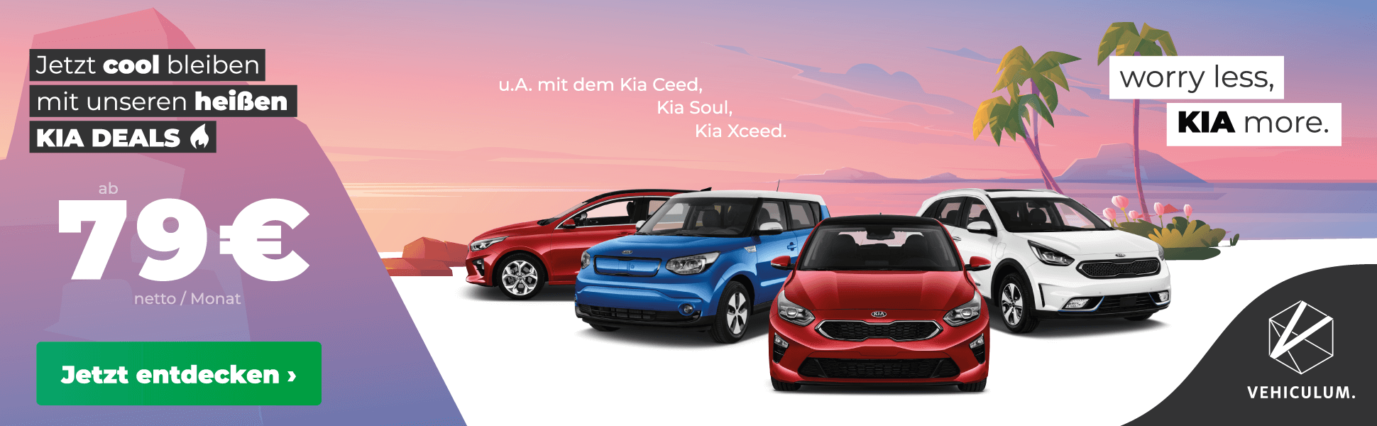 Kia-Gewerbe-Aktion bei Vehiculum