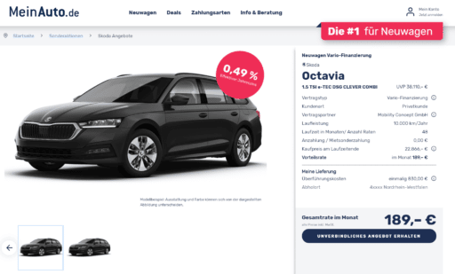 Skoda Octavia Finanzierung