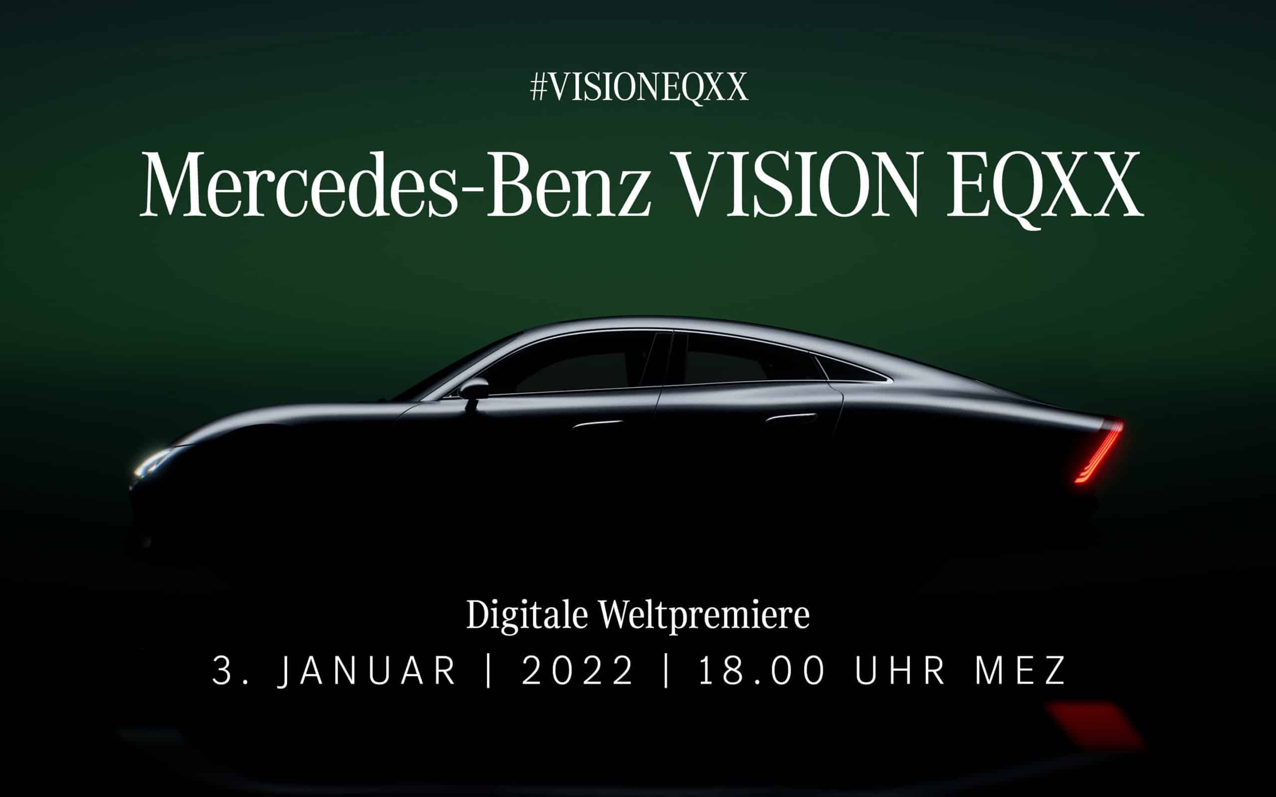 Digitale Weltpremiere Mercedes-Benz VISION EQXX