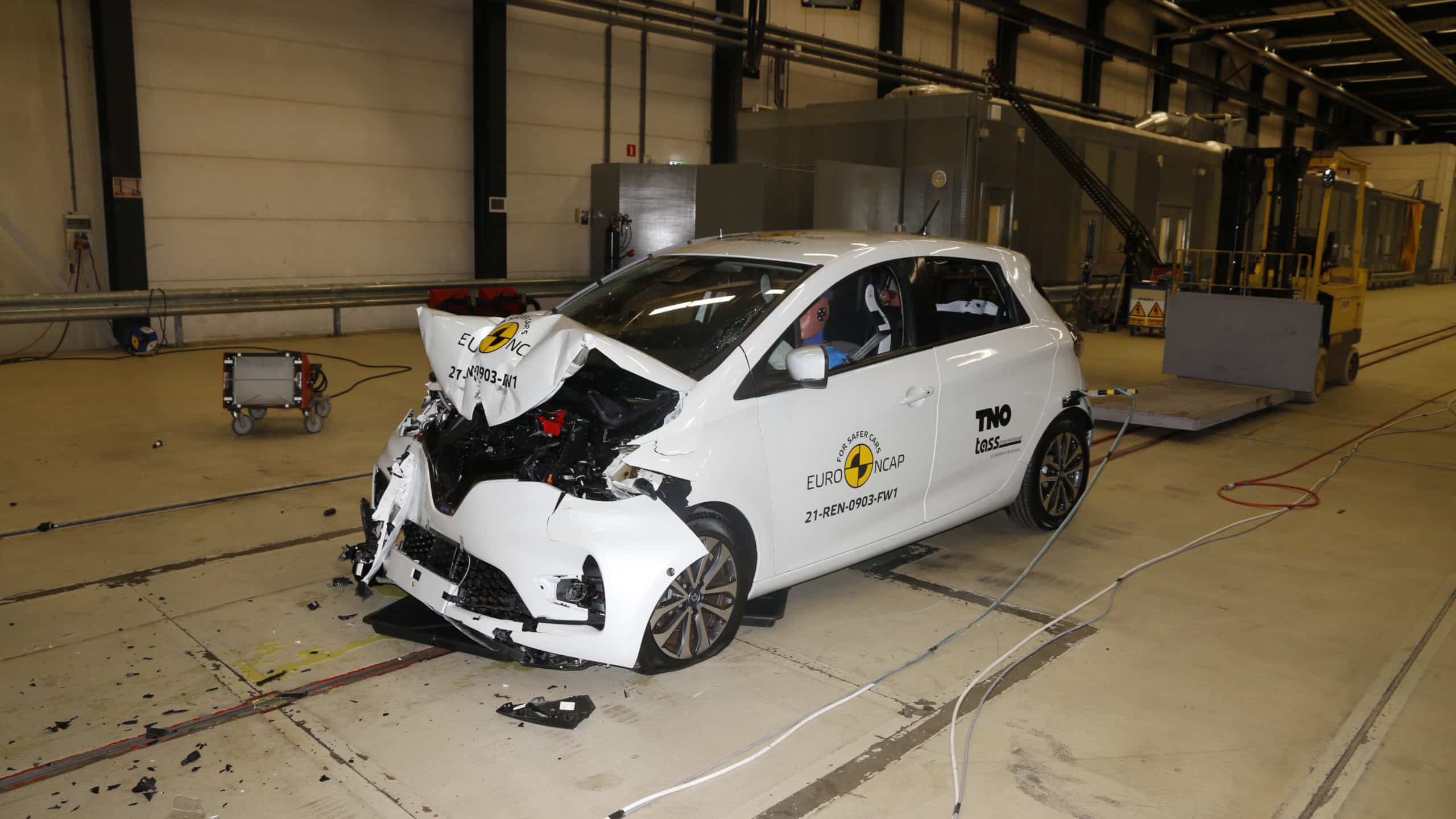 Renault Zoe mit null Sternen beim Euro NCAP Crash-Test