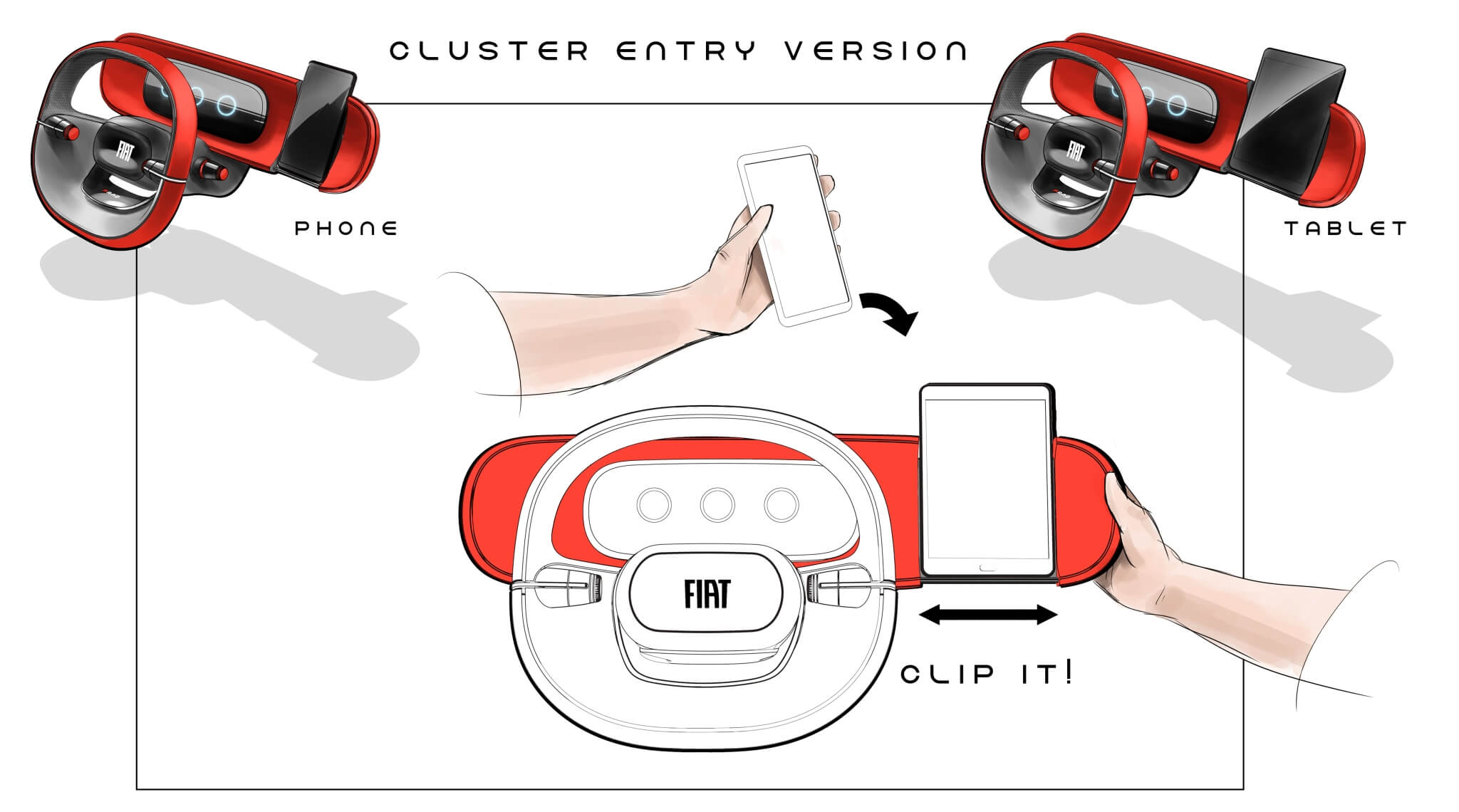 Fiat Concept Centoventi Dockingstation