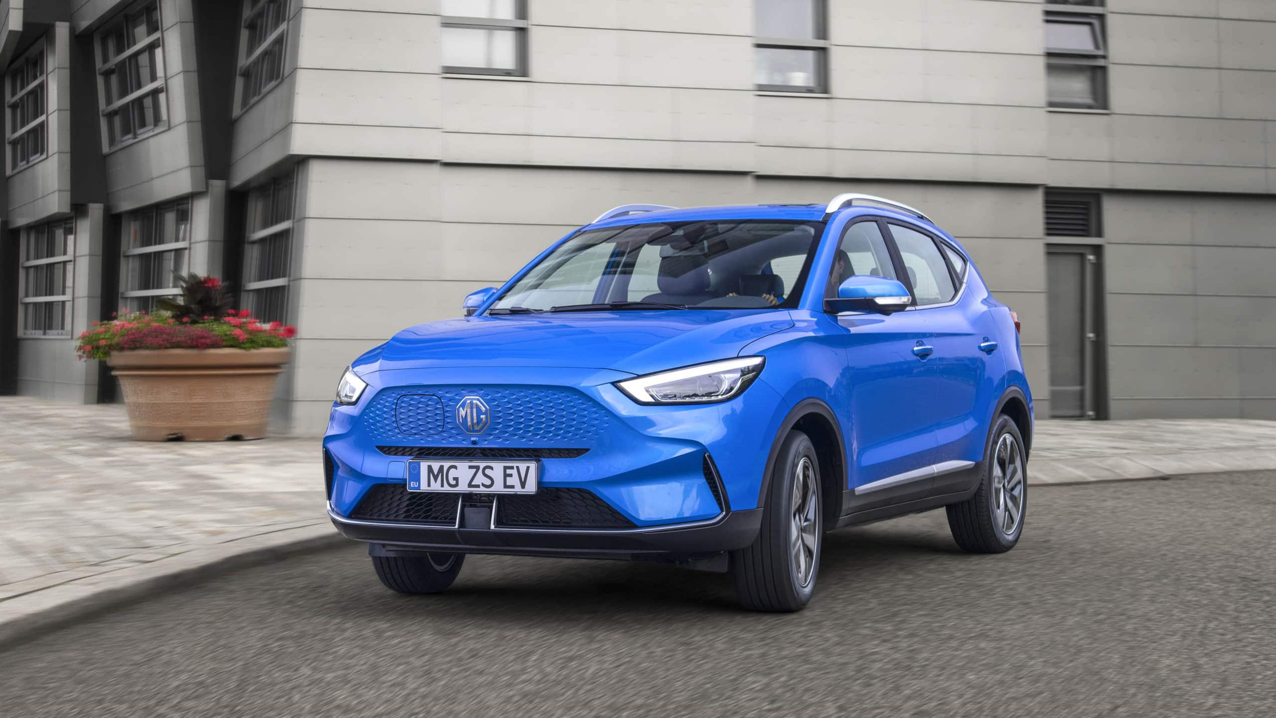 MG ZS EV Facelift Pressefoto