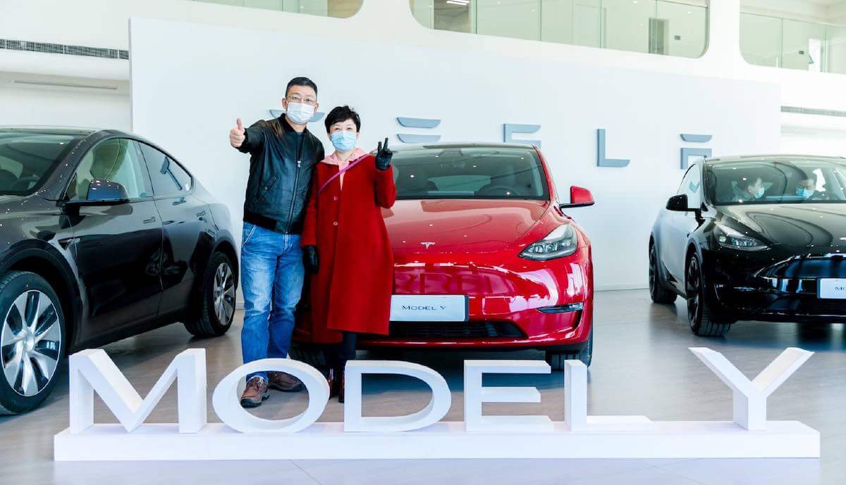 Tesla Model Y Auslieferungsstart in China