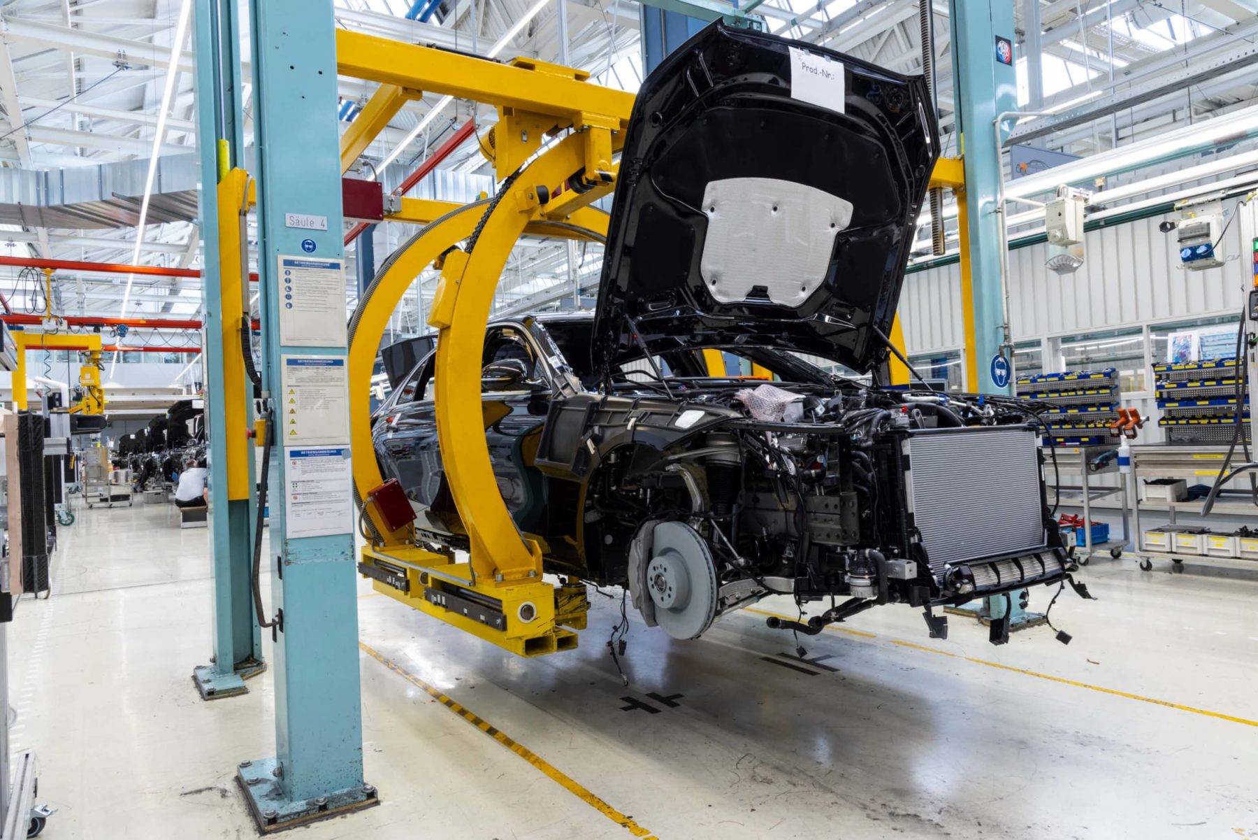 Produktion des Mercedes S 680 Guard in Sindelfingen