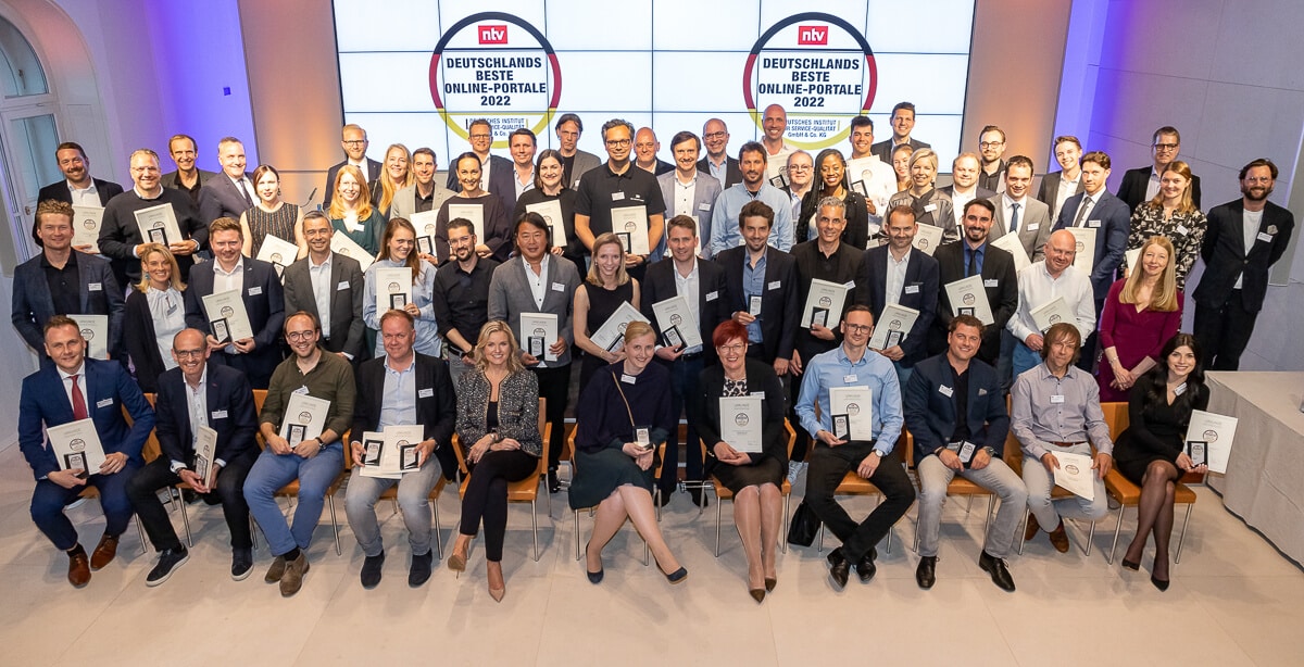 Preisträger von "Deutschlands Beste Online-Portale 2022"