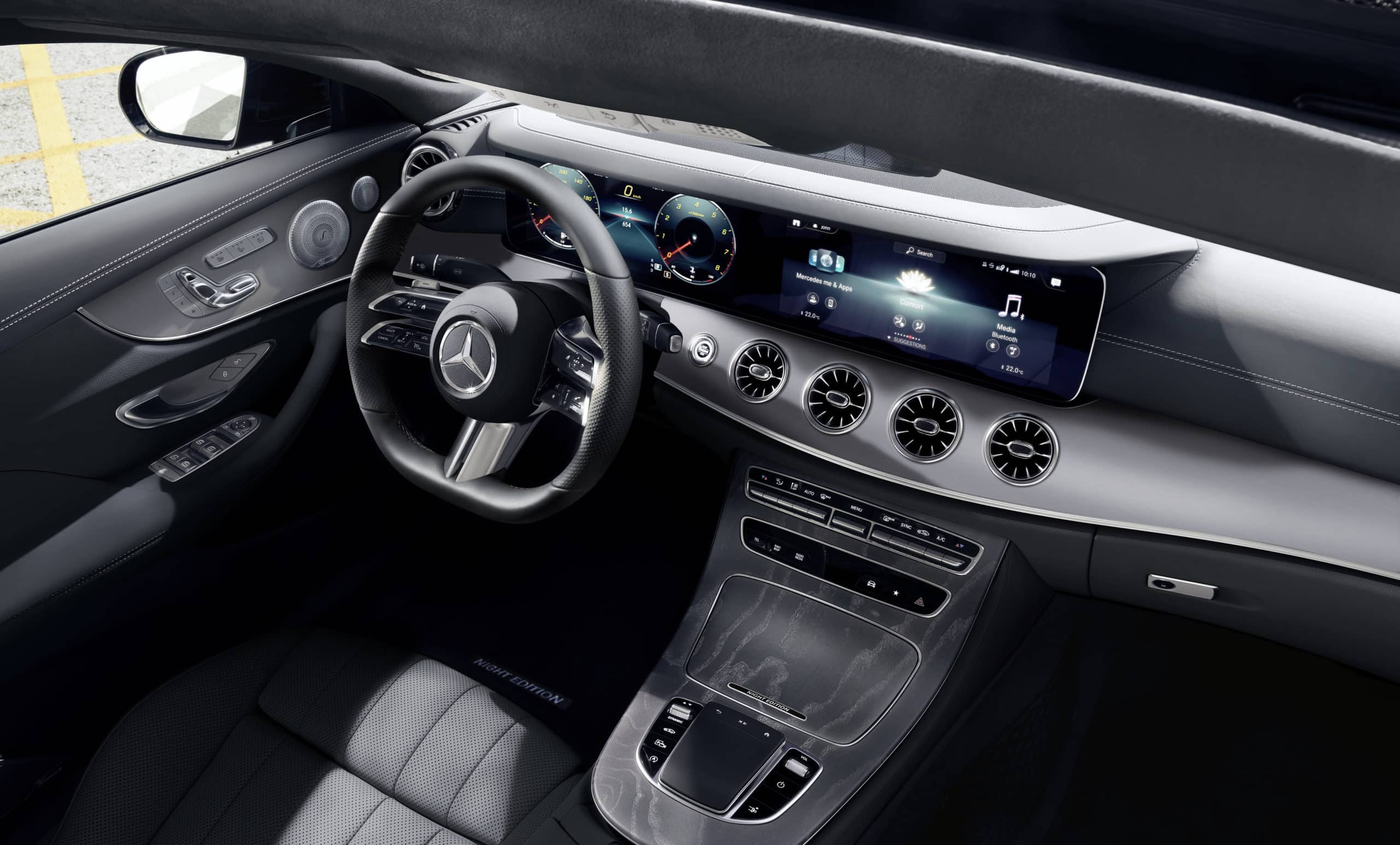 Sondermodell Mercedes-Benz E-Klasse „Night Edition“ Interieur