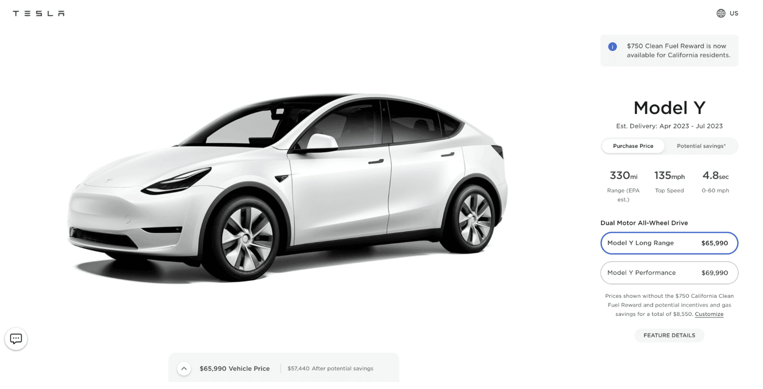 Tesla Model Y Preiserhöhung