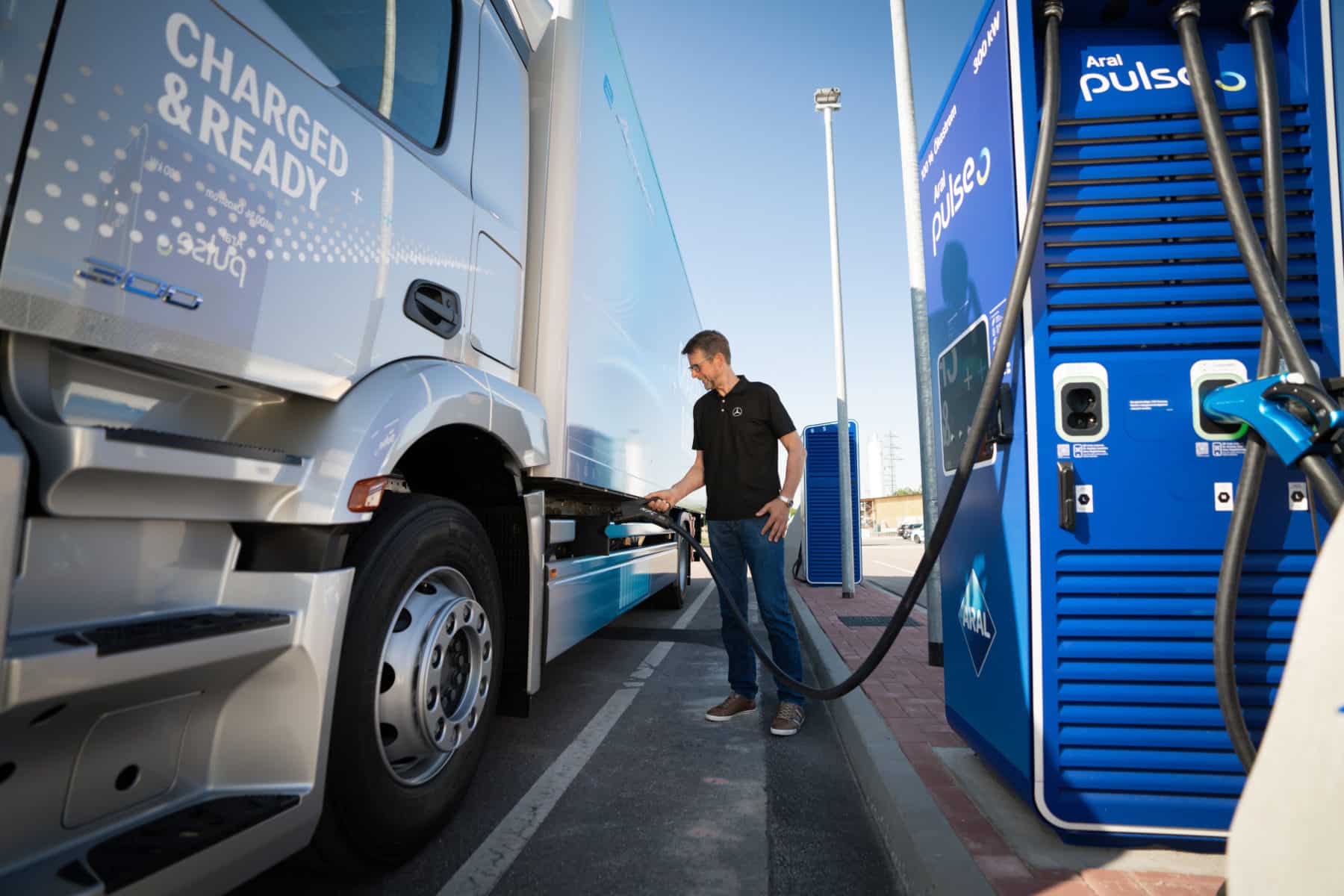 Aral: erste Ladestation für E-Lkw