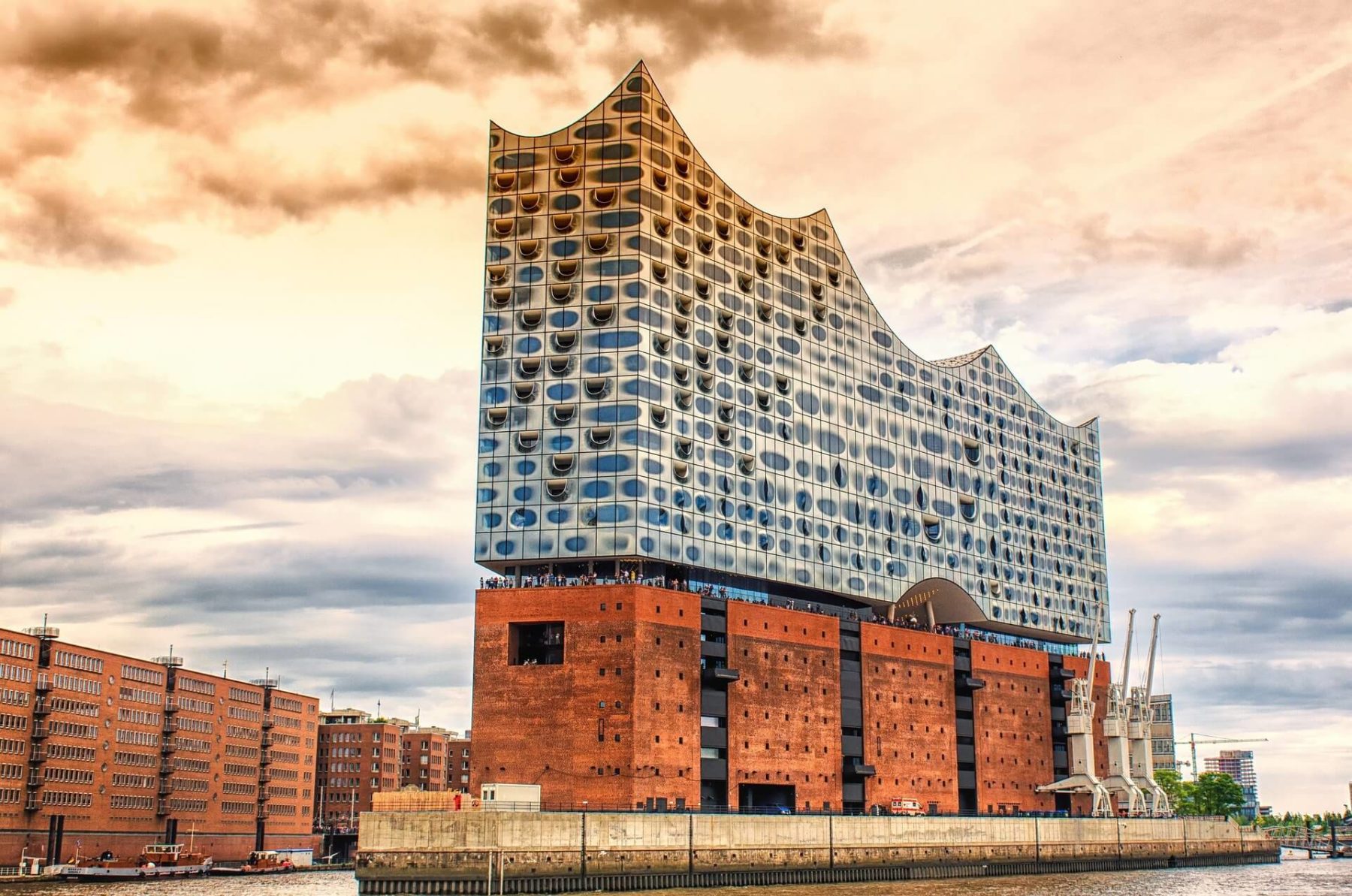 Die Elbphilharmonie in Hamburg