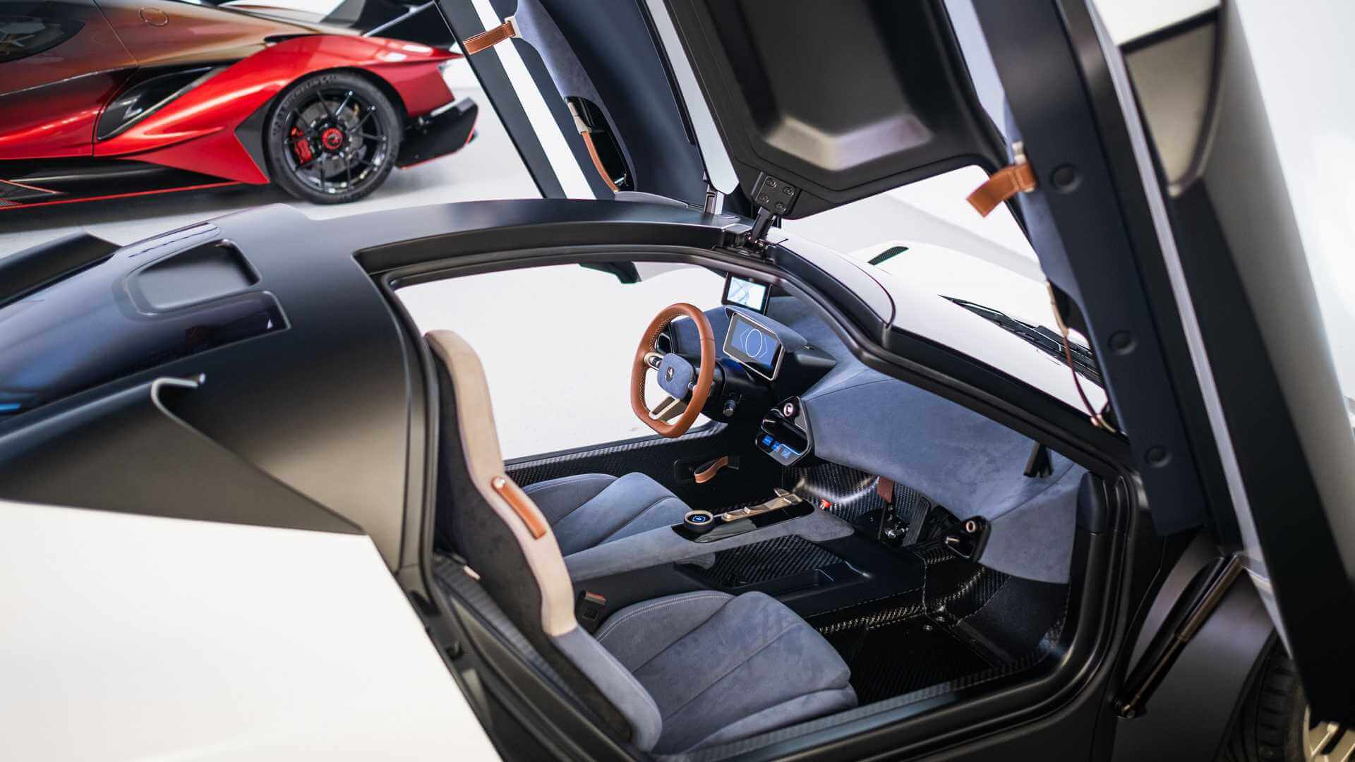 Interieur des Apollo G2J Elektro-Prototyp