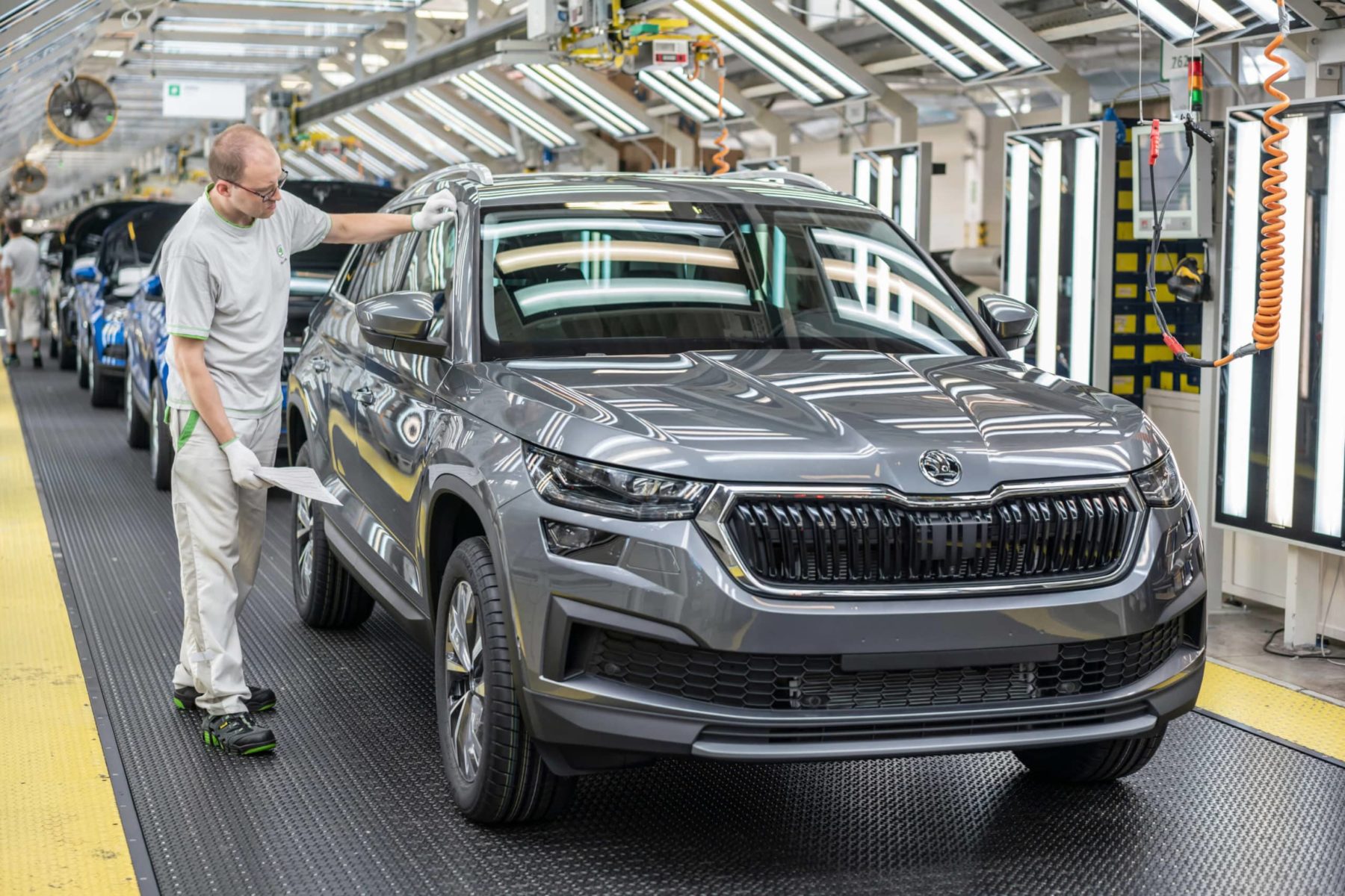 750.000 Škoda Kodiaq rollt vom Band