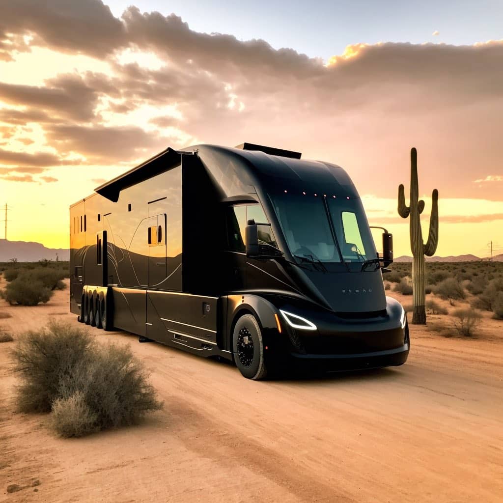 Tesla Semi als vollelektrisches Wohnmobil