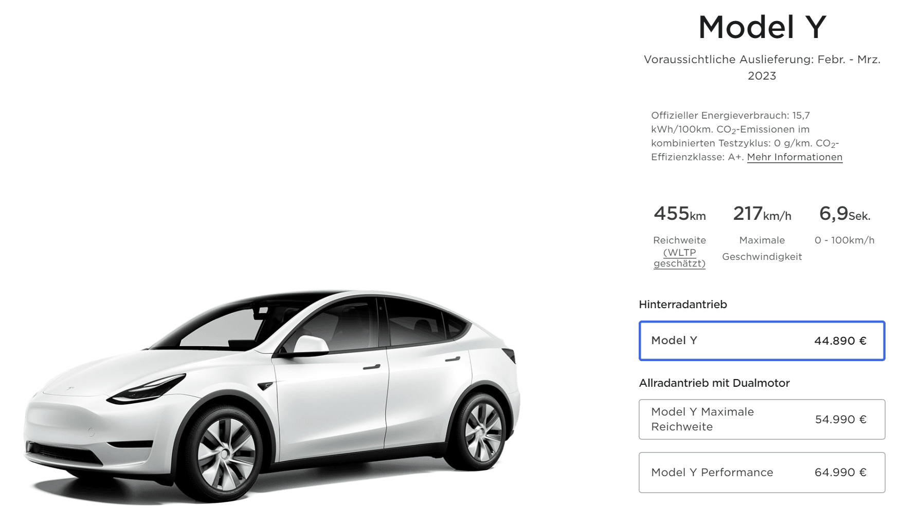 Tesla Model Y: Preise erneut um 2.400 Euro gesenkt