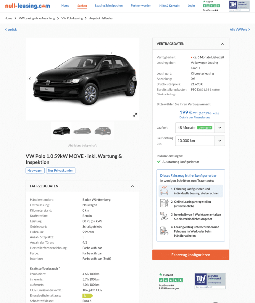Lieferzeiten Vw Passatnull