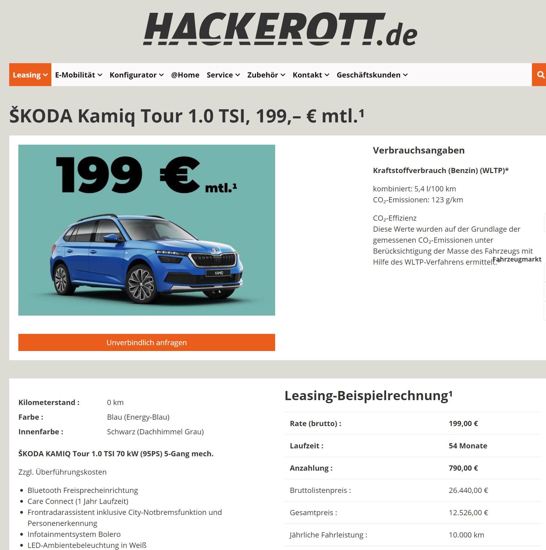 Der ŠKODA KAROQ: Alle Informationen bei Hackerott