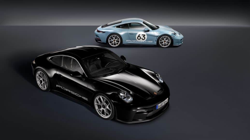 Porsche 911 S/T und 911 S/T mit Heritage Paket (hinten)
