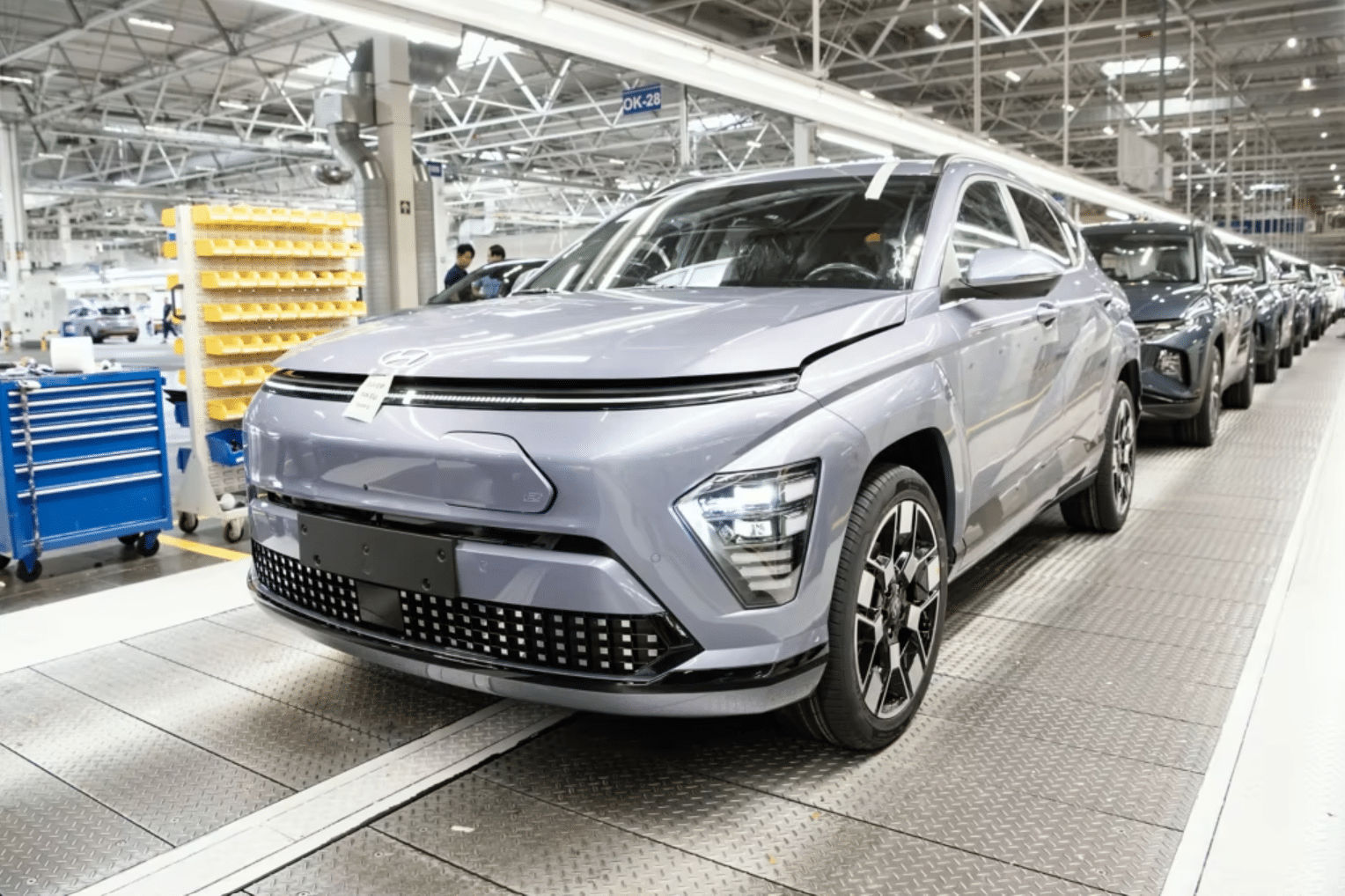 Hyundai Kona Elektro im HMMC Werk