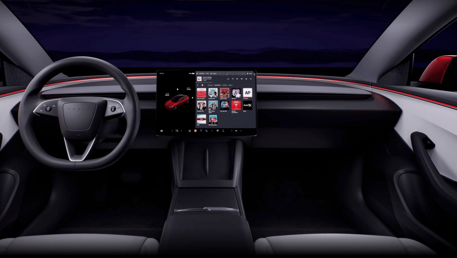 Tesla Model 3 Facelift Interieur