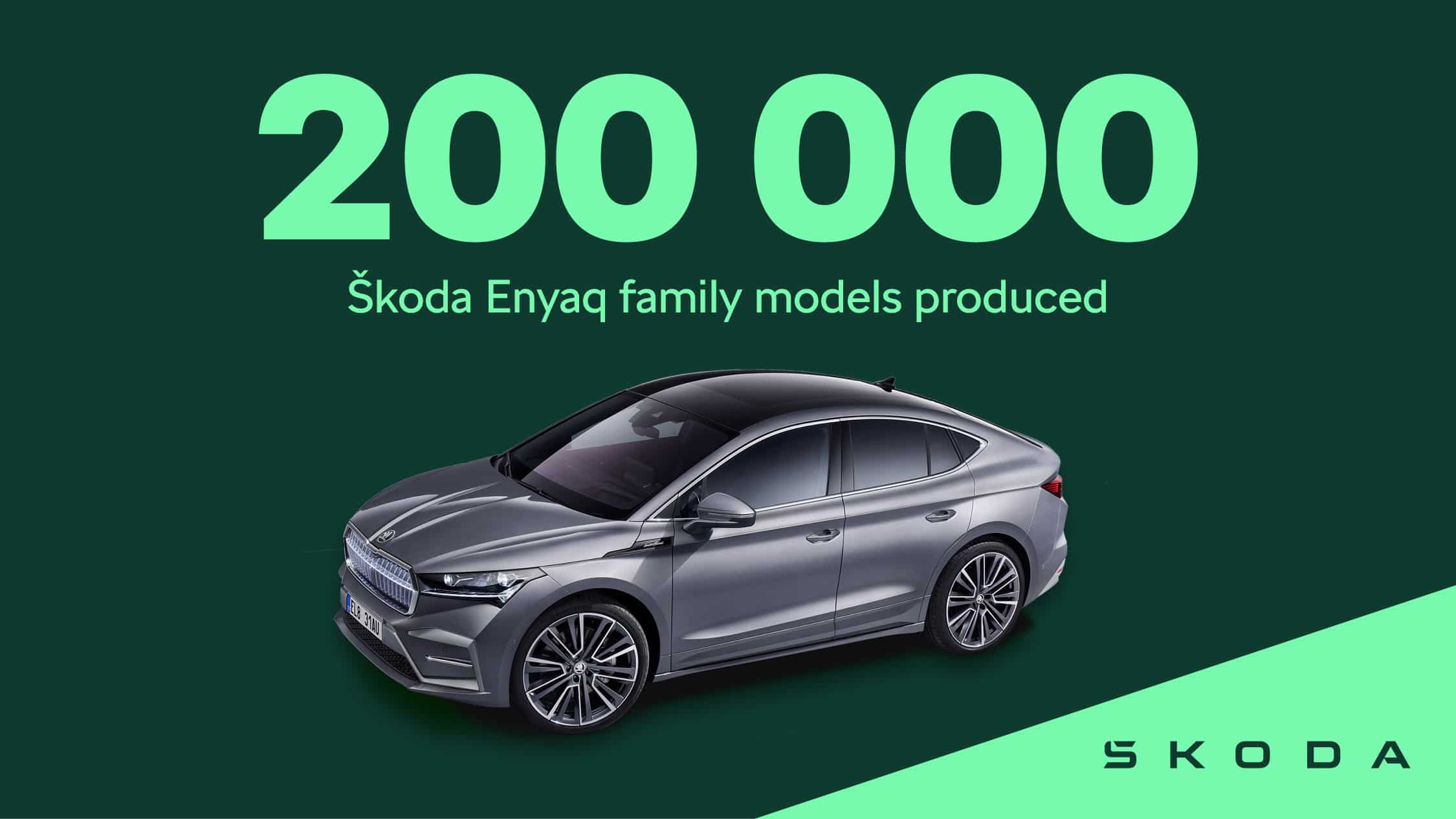 Škoda ENYAQ Meilenstein: 200.000-mal gefertigt