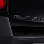 KGM Musso EV Black Schriftzug
