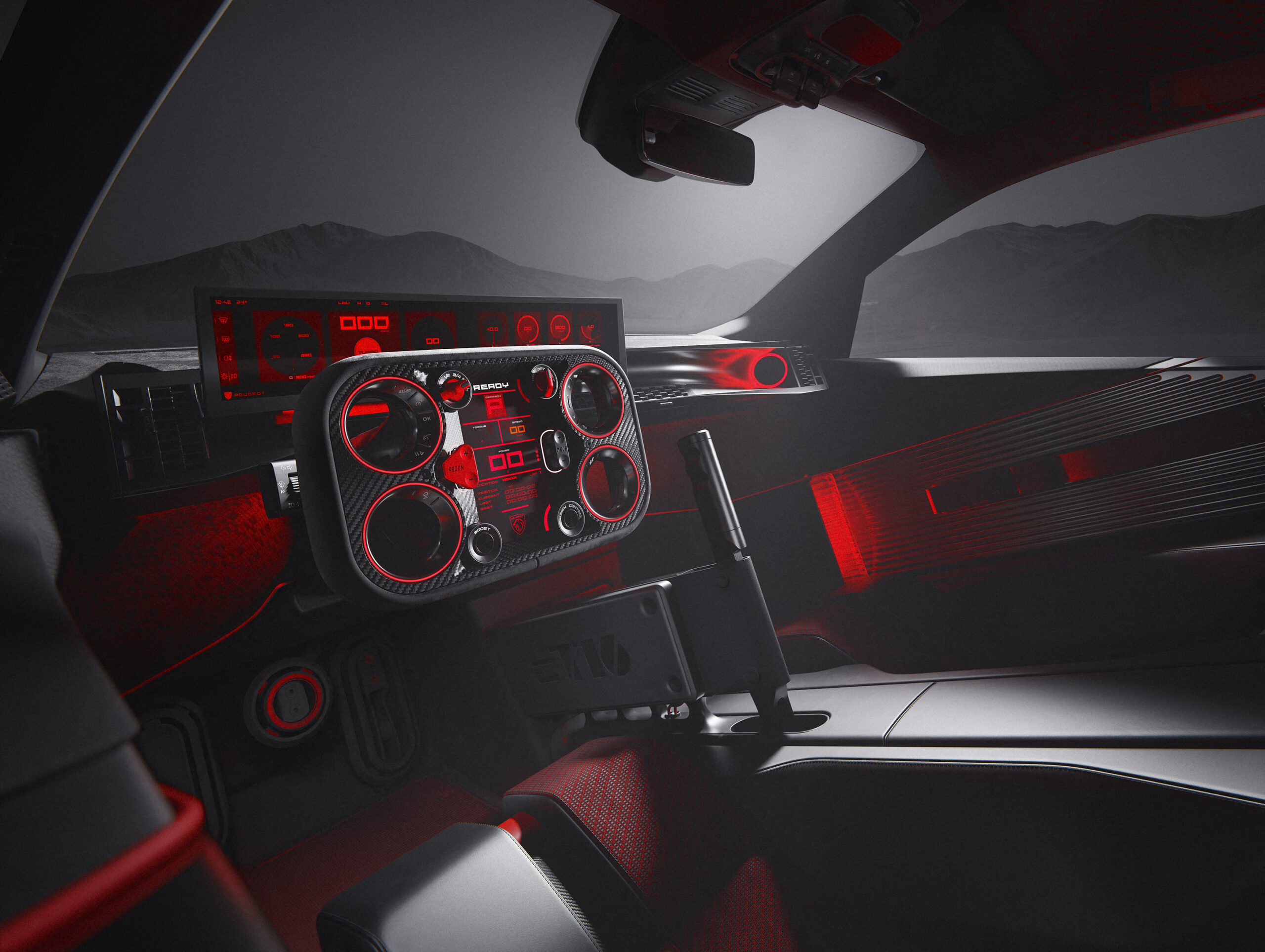 Peugeot e-t16 Cockpit